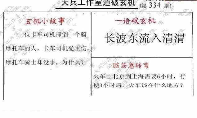 23334期: 大兵福彩3D黄金报图版