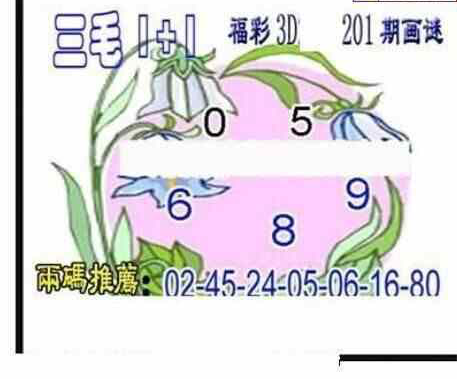 23201期: 三毛3D精品图谜