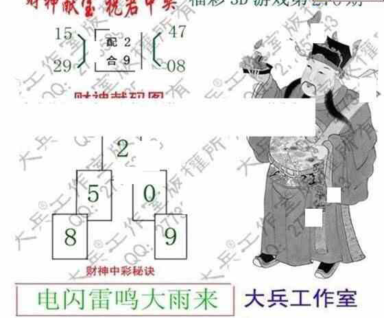 23270期: 大兵福彩3D黄金报图版