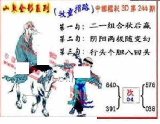 23244期: 福彩3D丹东全图分析