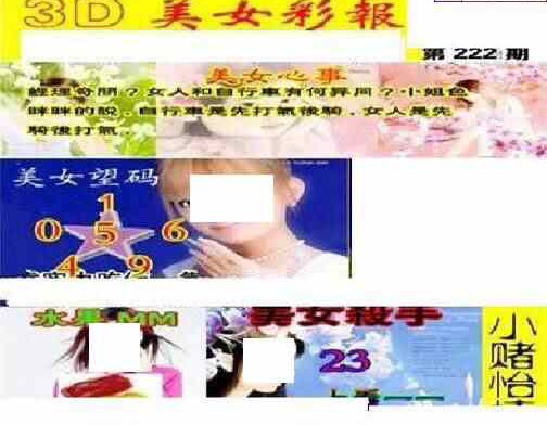 23222期: 三毛3D精品图谜