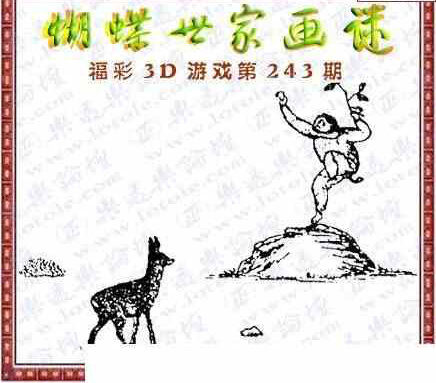 23243期: 3D蝴蝶世家蝴蝶彩图