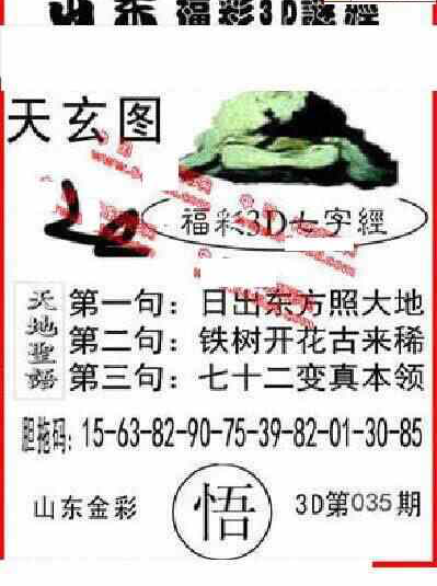 23035期: 福彩3D丹东全图分析