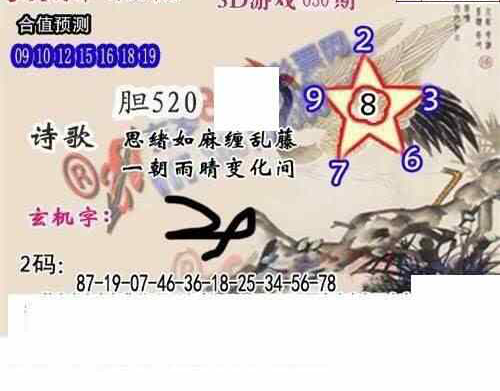 23030期: 白老3D杀码图版