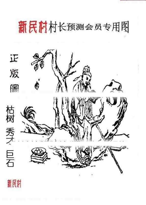 23008期: 老村长福彩3D天天图谜