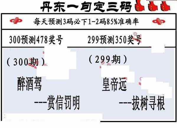 23300期: 福彩3D丹东全图分析