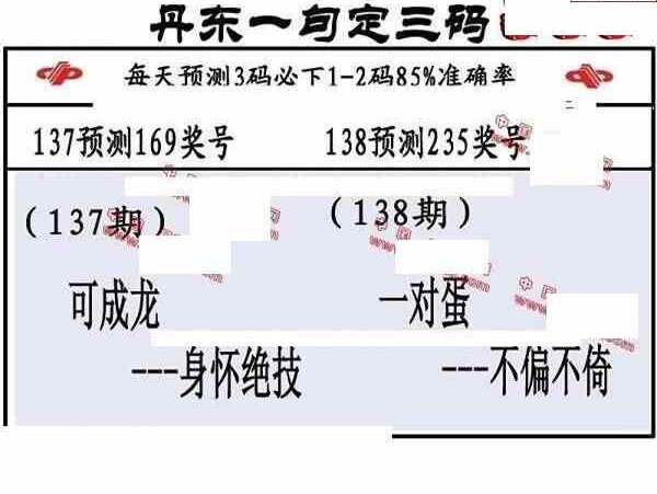 23138期: 福彩3D丹东全图分析