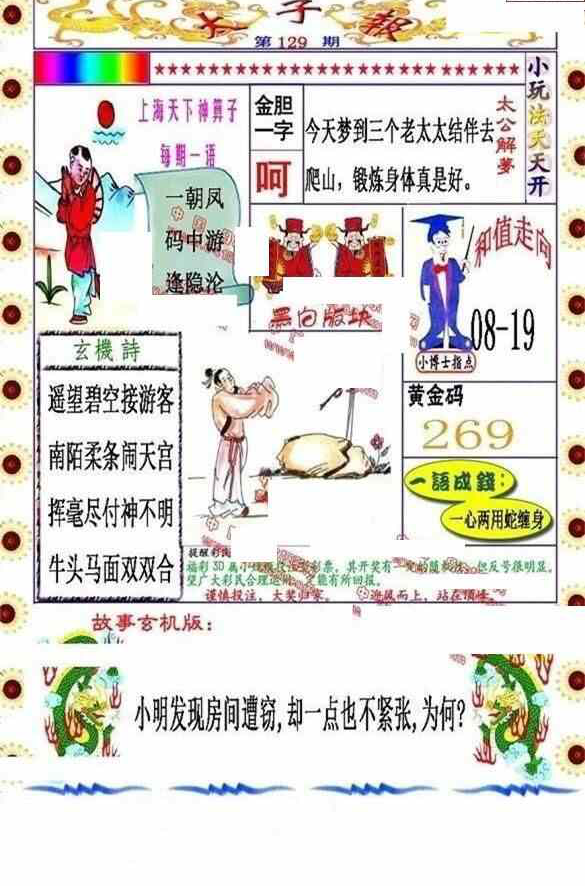 23129期: 福彩3D丹东全图分析