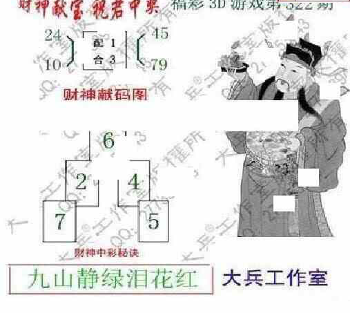 23322期: 大兵福彩3D黄金报图版