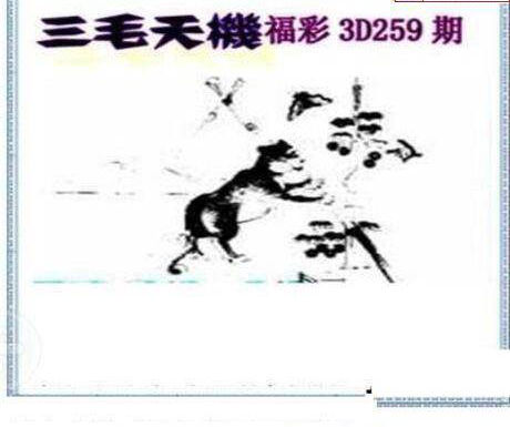 23259期: 三毛3D精品图谜