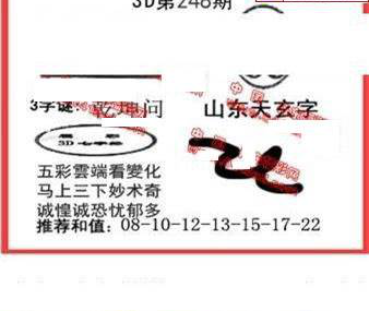 23248期: 福彩3D丹东全图分析