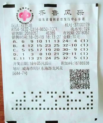 10元击中129386元大奖 仅仅只是因为心血来潮