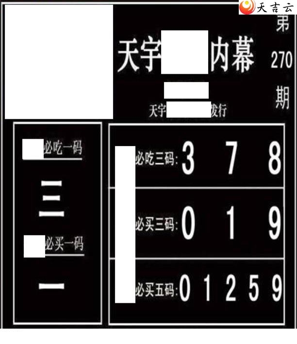 天宇多字和值谜2018270期福彩3d图谜6